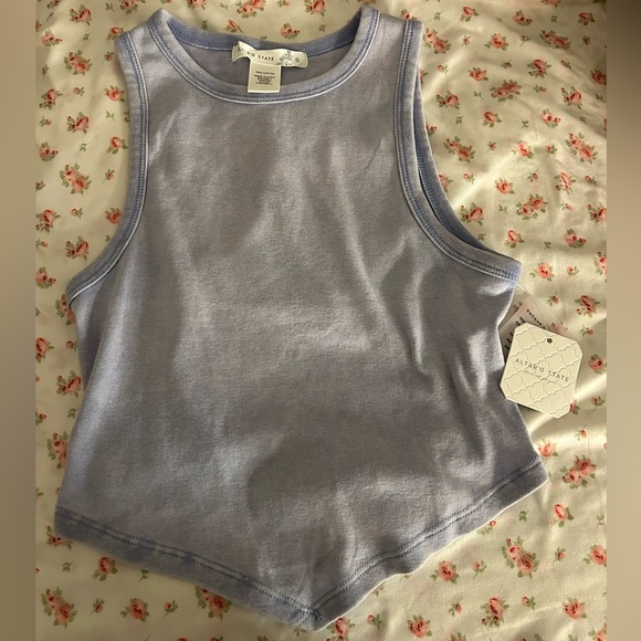 Altar’d State tie back top in the color hydrangea - Picture 1 of 3